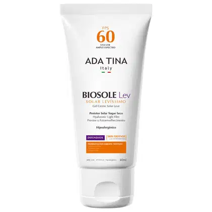 Imagem do produto Ada Tina Biosole Lev FPS 60 - Protetor Solar Facial 40ml