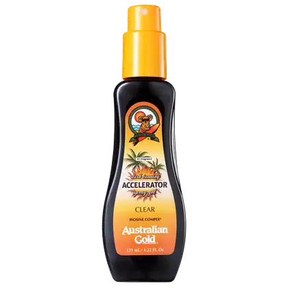 Imagem do produto Australian Gold Accelerator Dark Tanning Spray Gel Clear - Spray Bronzeador 125ml