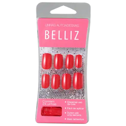 Imagem do produto Belliz Autoadesivas Hot - Unhas Postiças (24 unidades)