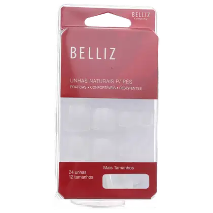 Imagem do produto Belliz Naturais para os Pés - Unhas Postiças (24 unidades)