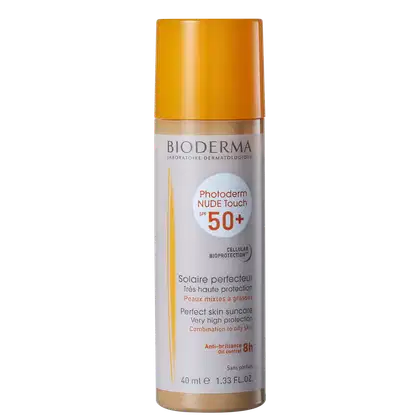 Imagem do produto Bioderma Photoderm Nude Touch FPS 50 Dourado - Protetor Solar com Cor 40ml