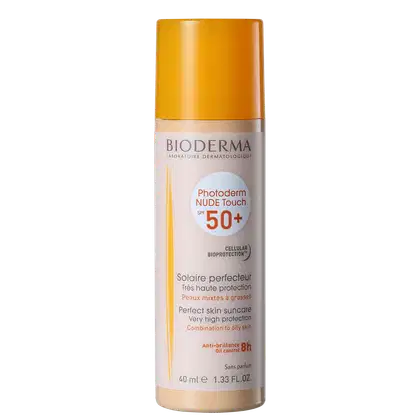 Imagem do produto Bioderma Photoderm Nude Touch FPS 50 Muito Claro - Protetor Solar com Cor 40ml
