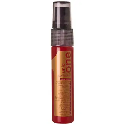 A imagem mostra o Leave-in Uniq One Revlon Professional.