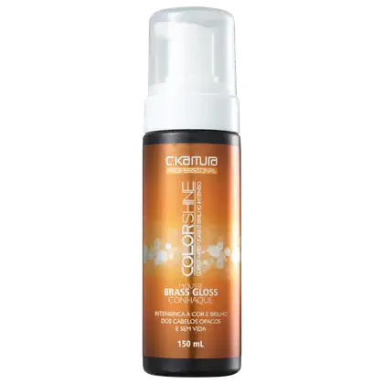 Imagem do produto C.Kamura Color Shine Brass Gloss Conhaque - Mousse Tonalizante 150ml