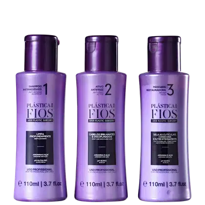 Imagem do produto Kit Cadiveu Professional Plástica dos Fios Trio (3 Produtos)