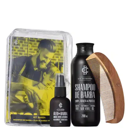 Imagem do produto Kit Barba Cia da Barba Seleção (3 Produtos)