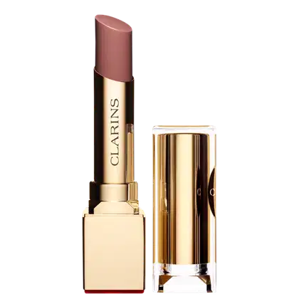 Imagem do produto Clarins Rouge Eclat Satin Finish Age-Defying 18 Strawberry Sorbet - Batom Cremoso 3g