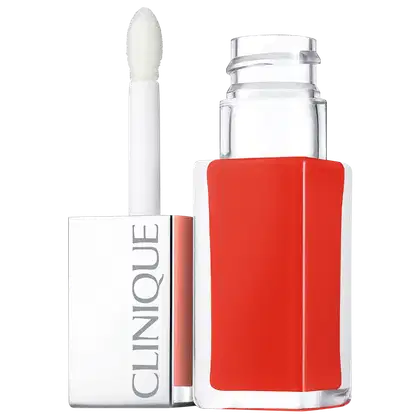 Imagem do produto Clinique Pop Lacquer Lip Colour + Primer 3 Happy Pop - Batom Líquido Espelhado 6,5g