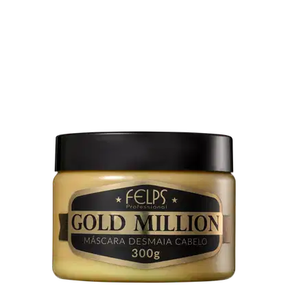 Imagem do produto Felps Professional Gold Million Desmaia Cabelo - Máscara Capilar 300g