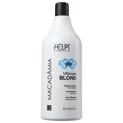Imagem do produto Felps Professional Macadâmia Ultimate Blonde - Selagem Térmica 1L