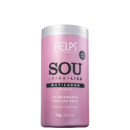 Imagem do produto Felps Professional XBlond Sou Loira Lisa - Redutor de Volume Matizador 1000g