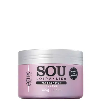 Imagem do produto Felps Profissional XBlond Sou Loira Lisa - Redutor de Volume Matizador 300g