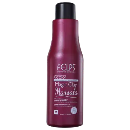 Imagem do produto Felps Professional XColor Magic Clay Marsala - Máscara Matizadora 500ml