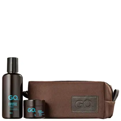 Imagem do produto Kit Go Man Fresh Shampoo e Balm (2 Produtos + Nécessaire)