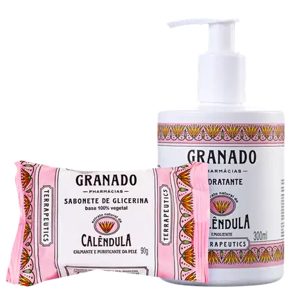 Imagem do produto Kit Granado Terrapeutics Calêndula Banho e Maciez (2 Produtos)