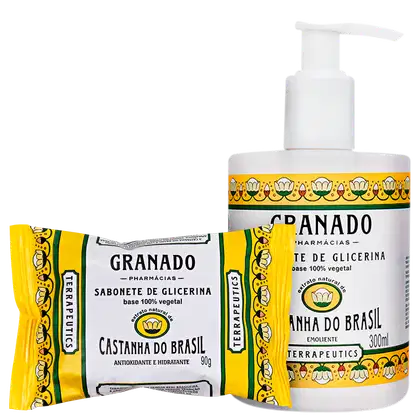 Imagem do produto Kit Granado Terrapeutics Castanha do Brasil Banho e Maciez (2 Produtos)