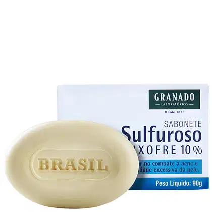 Imagem do produto Granado Tratamento Sulfuroso Enxofre 10% - Sabonete em Barra Facial 90g