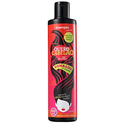 Imagem do produto Griffus Quero Cabelão Bombado - Shampoo 400ml
