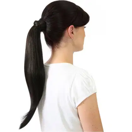 Imagem do produto Hairdo Castanho Super Escuro - Aplique Rabo de Cavalo Liso 46cm