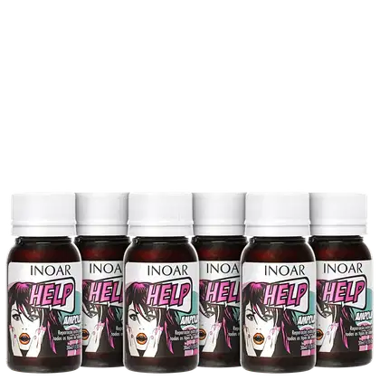 Imagem do produto Inoar Help Reparação Extra - Ampola Capilar 6x30ml