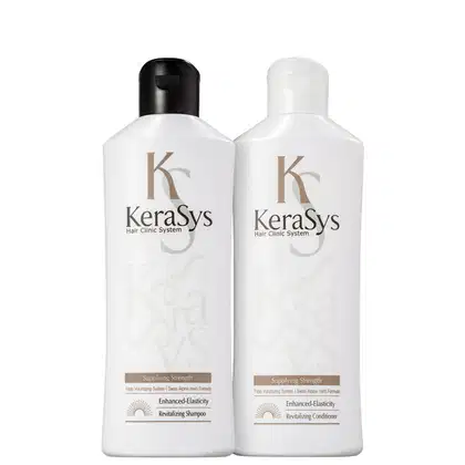 Kit Kerasys Revitalizing Duo com shampoo e condicionador.