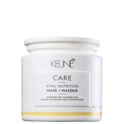 A imagem mostra a Máscara de Nutrição Care Vital Nutrition da marca Keune.