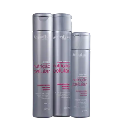 Imagem do produto Kit Acquaflora Nutrição Celular Hidratante (3 Produtos)