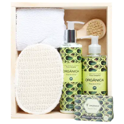 Imagem do produto Kit Banho Orgânica Meu Momento Abacate & Oliva (6 produtos)