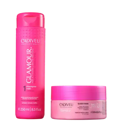 Imagem do produto Kit Cadiveu Professional Glamour Glossy Rubi Duo (2 Produtos)