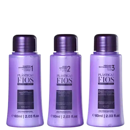 Imagem do produto Kit Cadiveu Professional Plástica dos Fios Alinhamento Mini (3 Produtos)