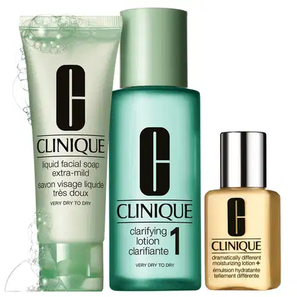Imagem do produto Kit Clinique Sistema 3 Passos Introdução Pele 1 (3 produtos)