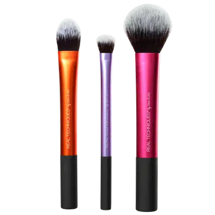 Imagem do produto Kit de Pincéis Real Techniques Travel Essentials (3 produtos + Estojo)