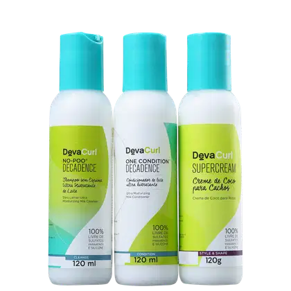 Imagem do produto Kit Deva Curl Super Curly Mini Transformação (3 Produtos)
