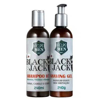 Imagem do produto Kit Felps Professional Men Black Jack Ice Shave (2 Produtos)