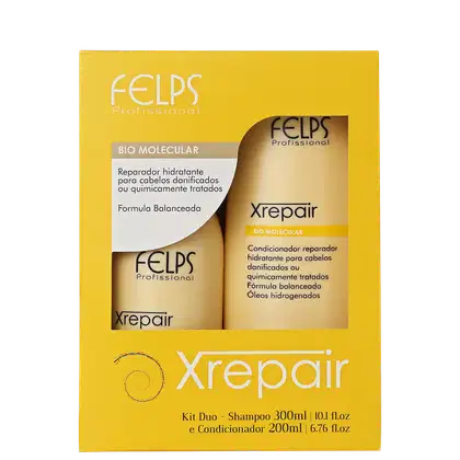 Imagem do produto Kit Felps Professional XRepair Bio Molecular Duo (2 Produtos)
