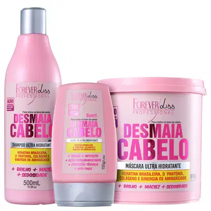 Imagem do produto Kit Forever Liss Desmaia Cabelo (3 Produtos)