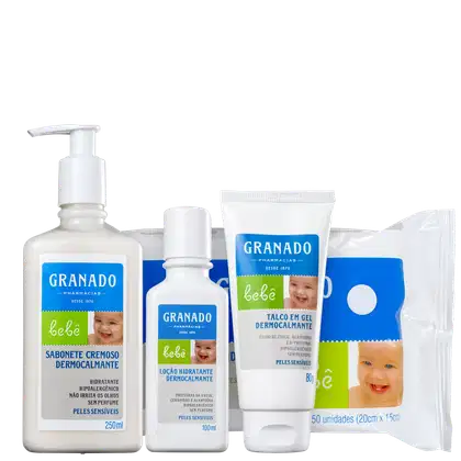 Imagem do produto Kit Granado Bebê Dermocalmante Peles Sensíveis Full (4 Produtos)