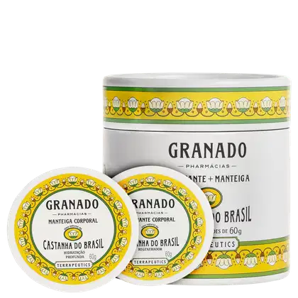 Imagem do produto Kit Granado Terrapeutics Castanha do Brasil - Esfoliante 60g + Hidratante 60g