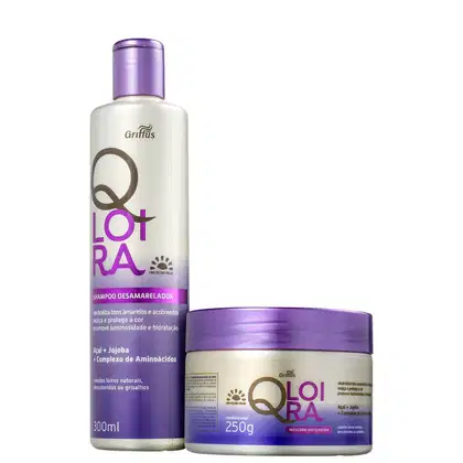 Imagem do produto Kit Griffus QLoira Duo Desamarelador (2 Produtos)