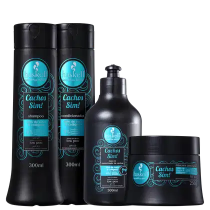 Imagem do produto Kit Haskell Cachos Sim! Total (4 Produtos)