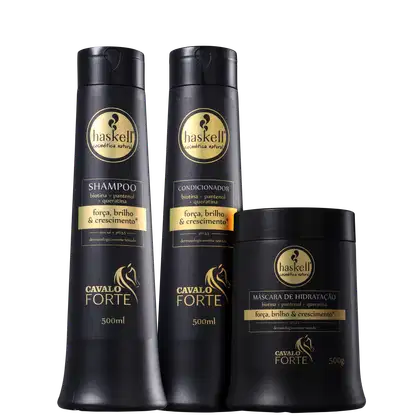 Imagem do produto Kit Haskell Cavalo Forte Crescimento Saudável Trio (3 Produtos)