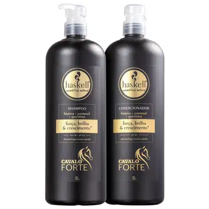 Imagem do produto Kit Haskell Cavalo Forte Duo Salão (2 produtos)