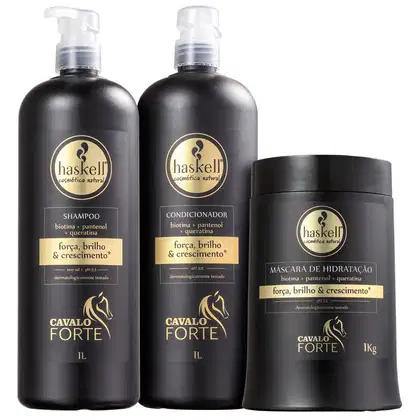 Imagem do produto Kit Haskell Cavalo Forte Tratamento Salão (3 produtos)