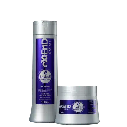 Imagem do produto Kit Haskell Extend Color Roxo Duo (2 Produtos)