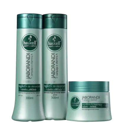 Imagem do produto Kit Haskell Jaborandi Tratamento (3 Produtos)