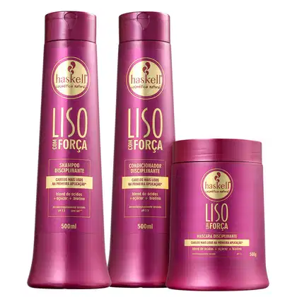 Imagem do produto Kit Haskell Liso com Força Tratamento (3 produtos)