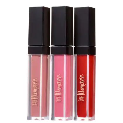 Imagem do produto Kit Joli Joli Glam Illimitee Batom Líquido Matte (3 Unidades)