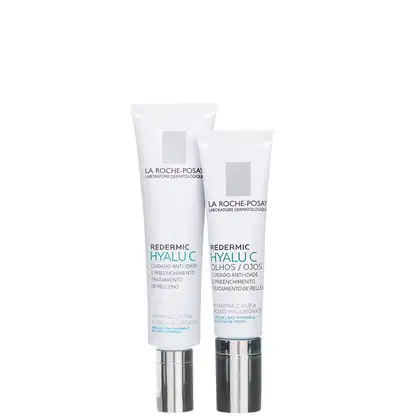 Imagem do produto Kit La Roche-Posay Redermic Hyalu C Olhos e Face (2 Produtos)