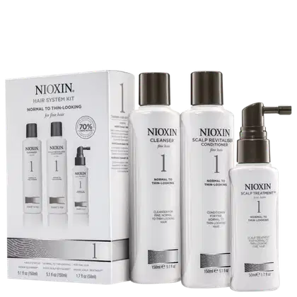 Imagem do produto Kit Nioxin Sistema 1 Trial Hair (3 Produtos)