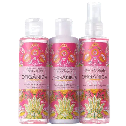 Imagem do produto Kit Orgânica Tri Set Framboesa e Orquídea (3 produtos)